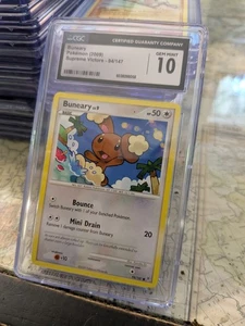 (TOP POP 1) CGC 10 GEM MINT Supreme Victors 94/147 Buneary Pokemon Karte 2009 - Bild 1 von 4