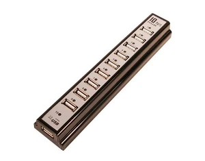 10x LogiLink USB 2.0 Hub 10-Port mit Netzteil, schwarz - Bild 1 von 1