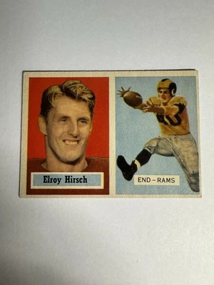 1957 Topps #46 Elroy Hirsch EX - Image 1 of 4