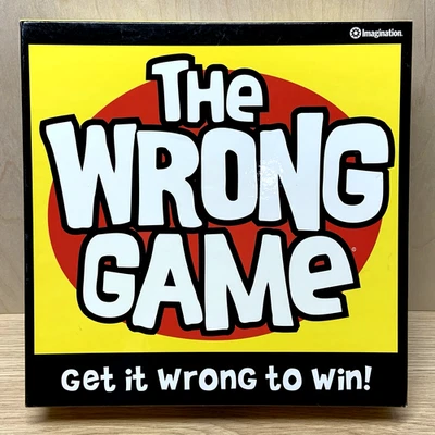 The Wrong Game Funny Party Game Family & Adult Board Game Complete, READ Details - Image 1 of 4
