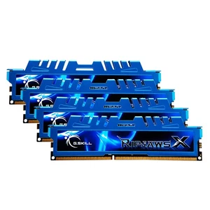 G.SKILL Ripjaws X 32GB 4x8GB F3-1600C9Q-32GXM DDR3 1600MHz CL9 Desktop Memory BT - Picture 1 of 8