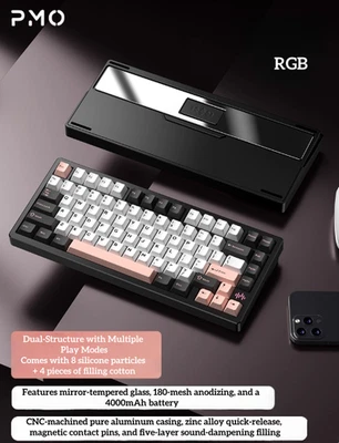 PMO WAVE75 Tri-mode Mechanical Keyboard with Wireless Bluetooth - Image 1 of 4