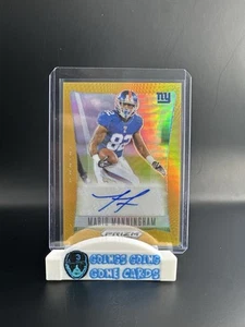 2024 NFL Prizm Deca FOTL Mario Manningham Gold Auto 2/10 New York Giants - Picture 1 of 3