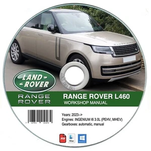 Range Rover L460 - Fth Gen. (2021—>) Manual De Taller De Reparación En Cd - Imagen 1 de 8