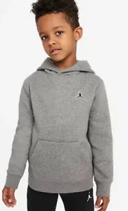 Jordan Boys Pullover Hoodie - Carbon Heather - Size 6 NWT - Picture 1 of 3