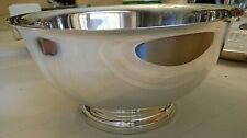 Silverplate Wm Rogers Paul Revere Bowl Reproduction 9" wide  X 4 1/2" tall