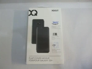 XQISIT Samsung S9+ Flap Cover Adour mit Kartenhalter - KOSTENLOSE UK-Lieferung - Bild 1 von 2