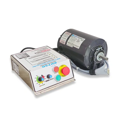 Myford lathe / Newton Tesla AV750 control box with pre wired 220v 1HP motor RDG - Image 1 of 4