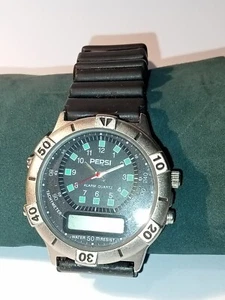 Orologio Subacqueo 50 M Pepsi Vintage Anni 90 - Foto 1 di 7