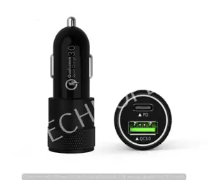 Cargador de coche doble USB carga mini adaptador para Galaxy S10 iPhone12 11 XR SE iPad - Imagen 1 de 8