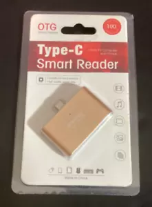 High Speed Type C Multifunction 4-in-1 USB OTG/TF/SD Smart Card Reader - Picture 1 of 2