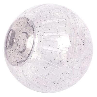 Happy Pet Exercise Jogging Ball Small Animal Rat Hamster Clear Glitter Play Toy