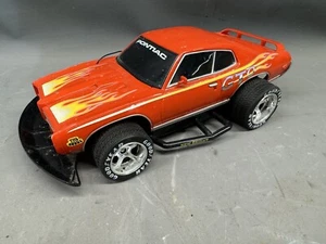 New Bright 1/16 Radio Control R/C Muscle Car RC 1969 Orange Pontiac GTO Judge Gm - Picture 1 of 13