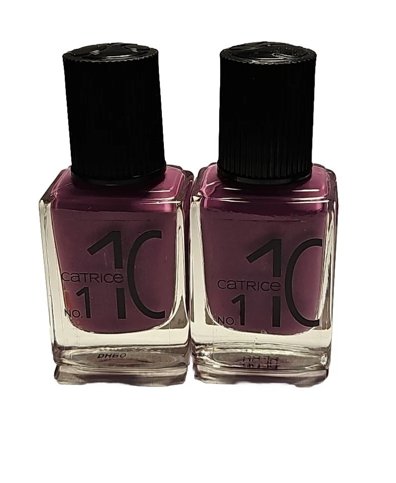 2x Catrice ICONails GEL Lacquer/Nagellack - 110 Grapeful - 2 5 ml