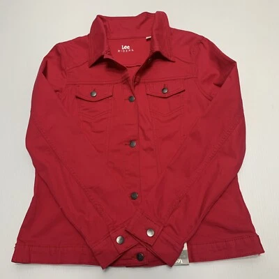 Chaqueta vaquera LEE RIDERS para mujer XL índigo roja informal nueva con etiquetas Foto 1 de 4