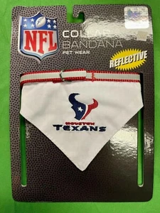 NFL Houston Texans Pet Collar Bandana Size Small NWT - Picture 1 of 3
