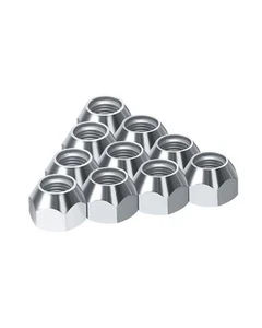 1/2-20 Open End Acorn Lug Nuts for Trailer RV Truck 10 PCS Zinc Plated - Picture 1 of 7