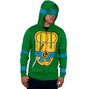 Teenage Mutant Ninja Turtles  -  I Am Leonardo Costume Zip Hoodie - Picture 1 of 1