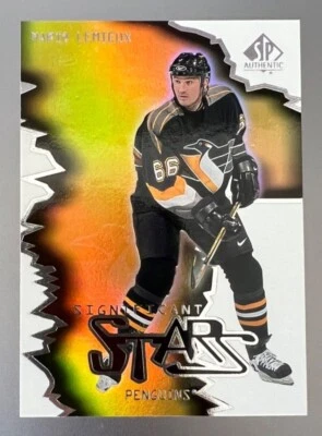 2000-01 SP Authentic Significant Stars #ST7 Mario Lemieux - Image 1 of 2