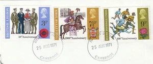Rugby / British Legion / York Anniversary Used Cambridge 1971 ON PIECE (145671) - Picture 1 of 1