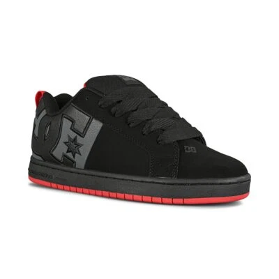 DC SHOES Dc Court Graffik Sq Skateschuhe - Schwarz/Grau/Rot
