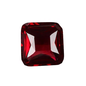 Lab Created Sri Lanka Red Color Ruby Round Cut 14 Carat Gemstone for Signet - Picture 1 of 7