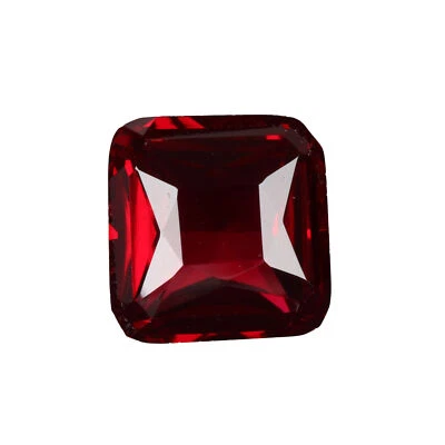 Lab Created Sri Lanka Red Color Ruby Round Cut 14 Carat Gemstone for Signet - Image 1 of 4