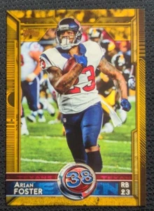 2015 Topps Gold Houston Texans Football Card #369 Arian Foster T60 /2015 - Picture 1 of 2