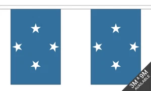Micronesia Bunting - 9 Metres 30 Flag Banner Decoration - Picture 1 of 1