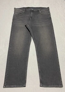 Calvin Klein Jeans Men's Size 40×30 Black Faded Stretch Straight Whiskers CKJ035 - Picture 1 of 11
