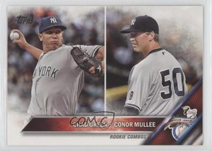 2016 Topps Update Rookie Combos Conor Mullee Chad Green #US3 Rookie RC