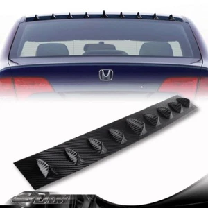 Ala alerón alerón techo trasero con aleta de tiburón aspecto de carbono para sedán Honda Civic 2006-2011 4 puertas - Imagen 1 de 4