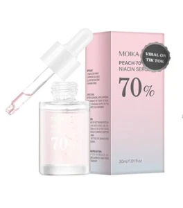 Moika Peach 70 Niacinamide Serum 30ml Hydrating Brightening Face Serum - New - Picture 1 of 7