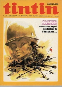 TINTIN N° 1240 DE 1972 TBE+ . COUVERTURE OLIVIER RAMEAU - Picture 1 of 1