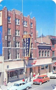 Regina Sask. La Salle Hotel Street View Old Cars Postcard - Picture 1 of 1