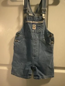 Kids Little Arizona Vintage Short Overalls Unisex 4T 100% Cotton  - Picture 1 of 6