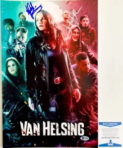 Aleks Paunovic & Laura Mennell Signed Van Helsing 11x17 Poster Autograph BAS COA - Picture 1 of 1