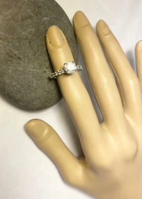 14k White Gold 1.8 ct. Round Cut Solitaire Diamond Engagement Ring - Image 1 of 4