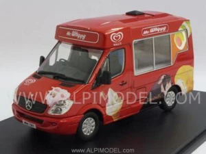 Mercedes Walls Ice Cream Whitby Mondial  Ice Cream Van 1:43 OXFORD WM001 - Foto 1 di 1