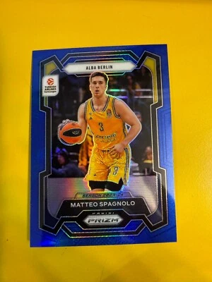 BRS27705 2023-24 Turkish Airlines EuroLeague Prizm Blue #41 Matteo Spagnolo /199 - Image 1 of 2