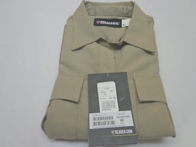 CAMISA AZUL MANGA LARGA CREMALLERA OCULTA POLIÉSTER 8600W-Z MUJER BRONCEADO 42 REG NUEVA Foto 1 de 4