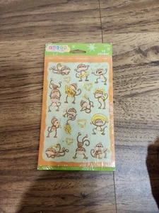 New Vintage Monkey Banana's Stickers - Picture 1 of 4
