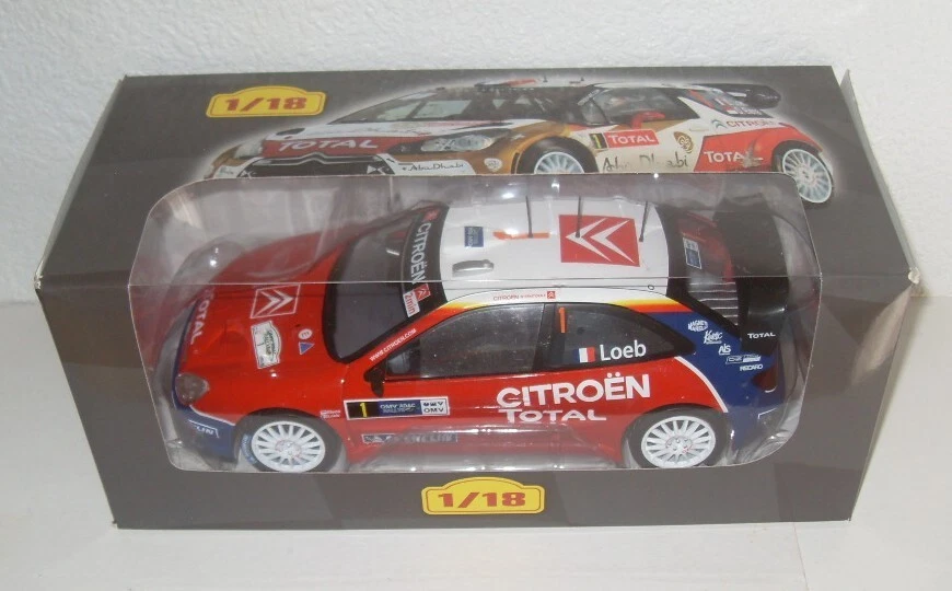 CITROEN XSARA WRC RALLY DE MONTECARLO (2003) S. LOEB - D. ELENA  1/18 MODEL - Image 1 of 1