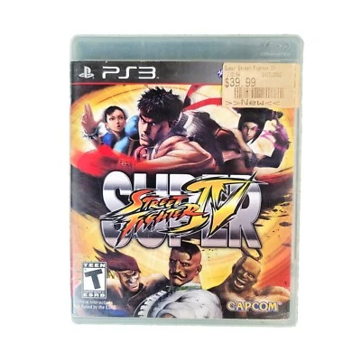 Super Street Fighter IV Black Label Sony PS3 Video Games Fighting Capcom - Image 1 of 4