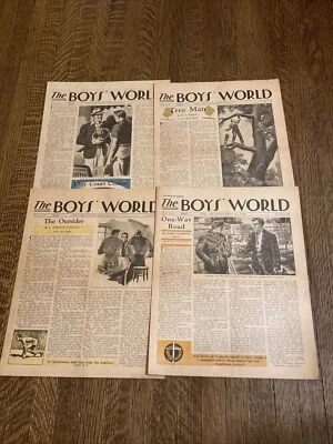 (4) Original 1939 The Boys’ World Weekly Magazine Lot *RARE* - Image 1 of 4