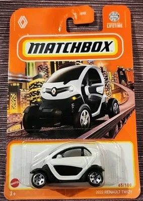 2024 Matchbox 2022 Renault Twizy. Color: White. Designed for a Lifetime. - Image 1 of 4