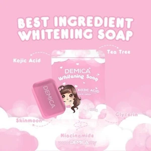 DEMICA whitening soup , pink , medium size , 10/10, new - Picture 1 of 3