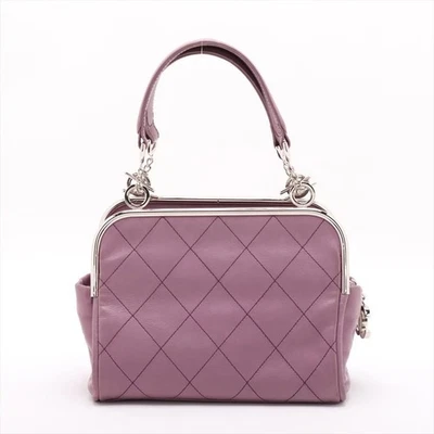 Chanel Matelasse Purple Lambskin Hand bag MSRP $1830**EBAY LIVE - Image 1 of 4