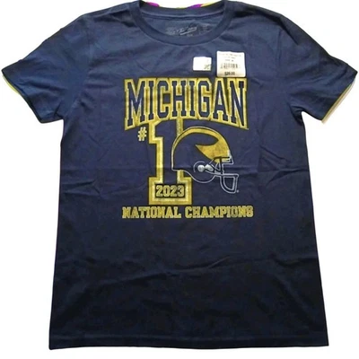 Camiseta Michigan Wolverines 2023 National Champions masculina nova média - Imagem 1 de 4