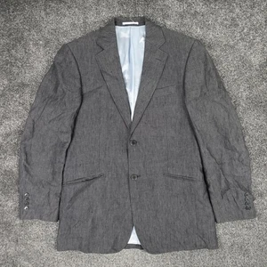 Traje Blazer Chaqueta Gris Austin Reed 100% Lino Talla 38R Para Hombre - Imagen 1 de 14